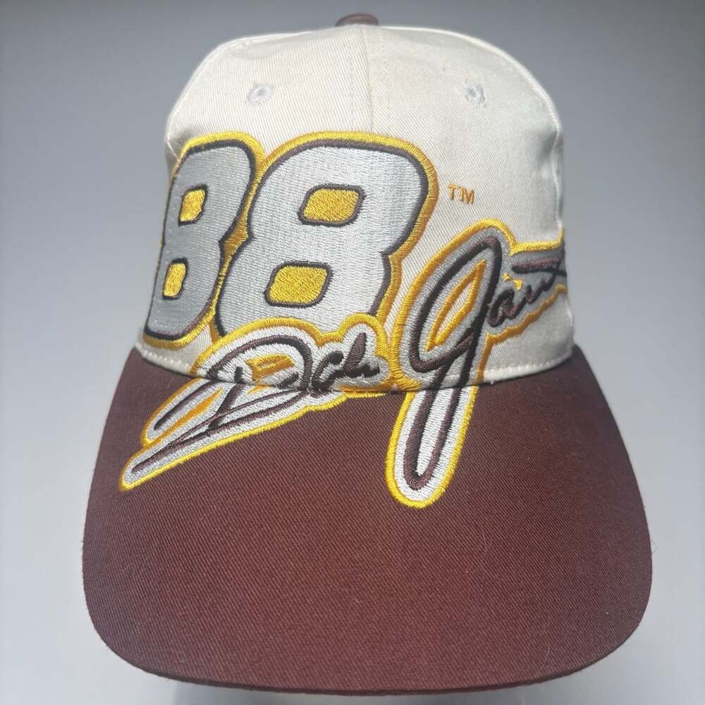 Chase Authentics Dale Jarrett 88 Hat White Brown